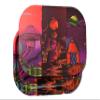 Metal Trays with Matching PVC Soft Magnetic Lid Hippie Whimscal Vibes Perfect for Storage Gifts Decorations Home or on The Go. (Astronaut Tray) view 1