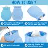 320ml Hot Water Bottle with Smooth Cover, Mini Hot Water Bag for Pain Relief, Waist, Back, Neck, Shoulders, Small Leak Proof Hot Water Bottle with Removable Cover for Women, Kids, Best Gifts view 3