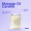 Dame Products Massage Oil Candle - Plant Based Skin & Body Candle for Relaxing Massage, Moisturizing & Calming Aromatherapy Candle with Kava Kava - Skin Safe - Lime Leaves, Ambrette & White Peach view 3