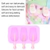MUNEFE 2Pcs 3 rid Ice Cream, Silic Ice Cream, Bny Shaped, for Summer Home Kitchen Makin Tool view 3