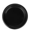 EcoQuality Disposable 9" inch Round Black Plastic Plates - China Like Party Plates, Heavy Duty Large Disposable Dinner Plates, Salad Plate, Weddings, Serveware (50) view 1