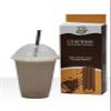 100% Compostable and Biodegradable Disposable Coffee Stir/Straws Made from Coffee Ground, 100% Plastic Free, 7.8" x 0.23" view 1