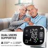Oklar Blood Pressure Monitors for Home Use Rechargeable Wrist Digital BP Machine Cuff with LED Backlit Display, Voice Broadcast, 240 Memory Storage for 2 Users with Carrying Case view 3