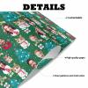 FunStudio Personalized Christmas Wrapping Paper Rolls Custom Face Photo Santa Claus Wrapping Paper Gift Wrap Paper for Kids Boys Girls 58"x 23" - Snowflake Xmas Tree view 4