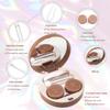 FEISEDY Contact Lens Case, Fashion Portable Contacts Lens Box with Mirror Tweezers Remover Tool Solution Bottle for Travel B0072 view 2