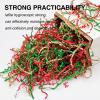 1LB Crinkle Cut Paper Shred Filler for Gift Box Bag and Basket On Holidays (Christmas color) view 4