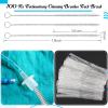 TrelaCo 100 Pcs Tracheostomy Cleaning Brushes Trach Brush Nylon Bristle Tracheostomy Brushes Pipe Tube Cleaning Brush for Supplies, 10mm view 2