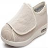 Extra Wide Fit Diabetic Shoes for Men Adjustable Orthopedic Slippers Comfy Plantar Fasciitis Shoes for Elderly Arthritis Edema Swollen Feet Thumb Valgus Slip On Walking Sneakers (Color : 1, Size : 4 view 1