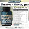 DEDICAD 12in1 Wormwood Black Walnut Clove Capsules - Immune, and Mood Support - 3 Month Supply - 90 Vegan Capsules view 2