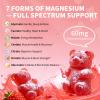 7-in-1 Magnesium Complex Supplement, Potassium Magnesium Gummies with Green Tea Exact, Vitamins D3, K2, C & B6  Sleep, Muscle, Bone & Electrolyte Support  Sugar-Free, Vegan, 60 Gummies view 4