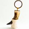 Asian Arts Global Handcrafted Horn and Brass Magnifying Glass | Vintage Style Design with Unique & Elegant Craftsmanship view 1