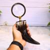 Asian Arts Global Handcrafted Horn and Brass Magnifying Glass | Vintage Style Design with Unique & Elegant Craftsmanship view 2