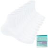 Revosoxs Diabetic Socks for Women Men,5 Pairs Non Binding Diabetic Ankle Socks,Wide Stretchy Loose Seamless Socks 7-9 9-11(White-Large) view 1