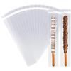 COQOFA Self Sealing 3x11" 200 Pcs Pretzel Rod Bags Clear Cellophane Resealable Pen Packaging Bags view 1