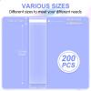 COQOFA Self Sealing 3x11" 200 Pcs Pretzel Rod Bags Clear Cellophane Resealable Pen Packaging Bags view 2