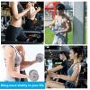 55 Pack Freestyle Adhesive Patches Sensor Covers for Libre 2/3/Plus, Waterproof & Sweatproof Adhesive Patches for 10-14 Days, Hypoallergenic, Strong Stick, NO Glue in The Center Transparent Tape view 4
