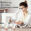 Reading Glasses with Lights Bright LED Readers Magnifying Glasses with Lights Blue Light Blocking Glasses LED Magnifying Eyeglasses Nighttime Reader Eyewear Unisex Vision Lighted Reading Glasses+3.0 view 3