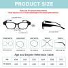 Reading Glasses with Lights Bright LED Readers Magnifying Glasses with Lights Blue Light Blocking Glasses LED Magnifying Eyeglasses Nighttime Reader Eyewear Unisex Vision Lighted Reading Glasses+3.0 view 4