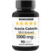 MONOHERB Acacia Catechu Extract 1000 mg - 90 Vegetarian Capsules view 1