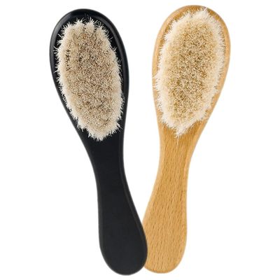 ibasenice 2pcs Hair Brush Soft Bristle Cradle Cap Brush for Boy Girl Scalp Care Safe for Newborn Bathing and Grooming