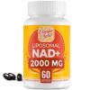 Cuerpo Sano 2000 MG NAD Supplement, Liposomal NAD+ with High Absorption, More Efficient Than Nicotinamide Riboside, Pure & Plus Boosting Supplement, Aging Defense, Metabolism & Cellular, 60 softgels view 1