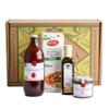 Mercato di Bellina Organic Pizza Kit Gift Basket - Authentic Homemade Pizza Making Kit for Home Chefs, Italian Gift Basket Includes Organic Crust Mix, Sauce, Garlic EVOO & Sun-Dried Tomatoes view 1