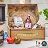 Mercato di Bellina Organic Pizza Kit Gift Basket - Authentic Homemade Pizza Making Kit for Home Chefs, Italian Gift Basket Includes Organic Crust Mix, Sauce, Garlic EVOO & Sun-Dried Tomatoes view 2