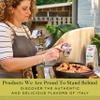 Mercato di Bellina Organic Pizza Kit Gift Basket - Authentic Homemade Pizza Making Kit for Home Chefs, Italian Gift Basket Includes Organic Crust Mix, Sauce, Garlic EVOO & Sun-Dried Tomatoes view 4