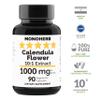 MONOHERB Calendula Flower Extract 1000 mg - 90 Vegetarian Capsules view 3