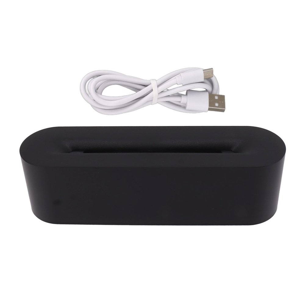7 Color Light Flame Diffuser Humidifier Portable Aromatherapy Humidifier USB Fire Air Humidifier for Room Bedroom Office (Black)