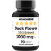 MONOHERB Duck Flower Extract 1000 mg - 90 Vegetarian Capsules view 1
