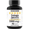 MONOHERB Fadogia Agrestis Extract 1000 mg - 90 Vegetarian Capsules view 1
