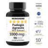 MONOHERB Fadogia Agrestis Extract 1000 mg - 90 Vegetarian Capsules view 3