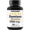 MONOHERB Damiana Extract 1000 mg - 90 Vegetarian Capsules view 1
