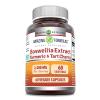 Amazing Formulas Boswellia Extract Turmeric and Tart Cherry Supplement | 2400 Mg Per Serving | 60 Veggie Capsules | Non-GMO | Gluten Free | Made in USA view 1