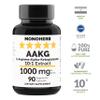 MONOHERB AAKG - L-Arginine Alpha-Ketoglutarate - 1000 mg - 90 Vegetarian Capsules view 3