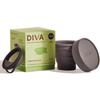 Diva Disc & Shaker - Comfortable, Reusable Menstrual Disc with Shaker for On-The-Go Cleansing - Wear Up to 12 Hours - 100% Medical Grade Silicone - Holds 7 Tampons - One Size Fits Most view 1