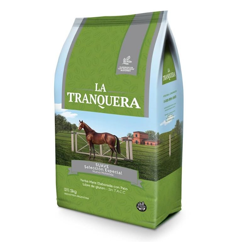 Authentic Argentine Yerba Mate - 1 Kilo (2.2 Pounds) - Natural Energy Boost with Traditional Flavor (La Tranquera (2.2 Pounds))