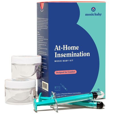 Mosie Baby Insemination Kit, First FDA Cleared Kit for at Home Use with Patented Syringes, 2 Attempts for Women and Families