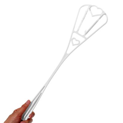 ABOOFAN 1PCS Plastic Rug Beater with Long Handle Cleaning Brush Rug Paddle for Home Duster Dust Cleaner
