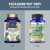 Abundant Earth Whole Food Multivitamin for Women Daily Multi Vitamins Supplements for Men Mens Multivitamins + B Complex, Probiotic Multi Enzyme, Omegas for Organic Energy Mood Digestion 90ct-2pk view 2