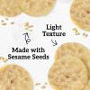 GOOD THINS Sesame Rice Snacks Gluten Free Crackers, Snack Crackers, 3.5 oz view 2