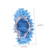 Healeved 1PC mop Slippers Shoes Cover Stream mop Foot mop Cleaning mop Floor mop Washable Mop Covers mop Floor Shoes Cover Floor Cleaner mop dust Cleaner Shoes Multicolor Sweeper view 2