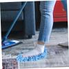Healeved 1PC mop Slippers Shoes Cover Stream mop Foot mop Cleaning mop Floor mop Washable Mop Covers mop Floor Shoes Cover Floor Cleaner mop dust Cleaner Shoes Multicolor Sweeper view 4