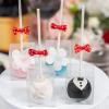 RomanticBaking 150 Pack 1 3/4" x1 3/4"x2"Clear Cake Pop Boxes with Holes - Chocolate Truffle & Gift Boxes for Parties, Weddings & Birthdays view 2