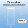 MORIDA Clear Cellophane Bags 200 Pcs 4x9 inch Self Adhesive Sealing Candy Treat Resealable Plastic Favors Snack Cookie Goodie Gift Packaging Bag view 2