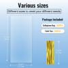 MORIDA 200pcs 5x11 inch Cellophane Treat Bags - Clear Gift & Cake Pop Bags for Parties & Goodies with 5" Twist Ties view 2