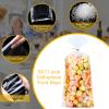MORIDA 200pcs 5x11 inch Cellophane Treat Bags - Clear Gift & Cake Pop Bags for Parties & Goodies with 5" Twist Ties view 3