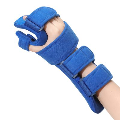 Fanwer Resting Hand Splint, Stroke Hand Therapy Equipment for Stroke Recovery Patients, Carpal Tunnel Syndrome, Arthritis, Tendinitis, Metacarpal Breaks (Large Right)