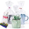 LOKIQNG Cellophane Bags Plastic Gift Bag Clear Cookie Treat Bags with Twist Ties for Party Favor Bag(200 Pack, 8x11inch) view 1